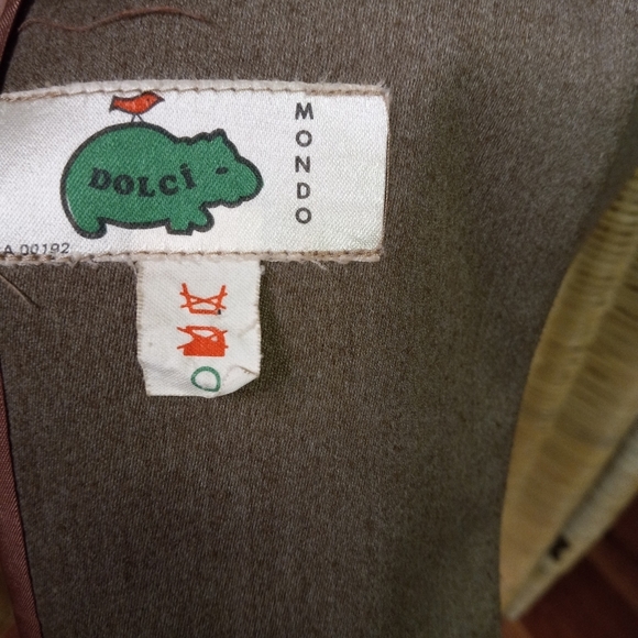 DOLCI Mondo Fine Wool Blazer Jacket Double Breast 1-Button Sand/Stone Brown L/44 - Picture 7 of 11